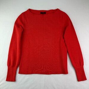 J. Crew Subtle Boatneck Sweater Merino Wool/Cotton